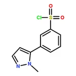 RHAWN 3-(1-Methyl-1H-pyrazol-5-yl)benzene-1-sulfonyl chloride