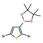 RHAWN 2-(2,5-Dibromothiophen-3-yl)-4,4,5,5-tetramethyl-1,3,2-dioxaborolane