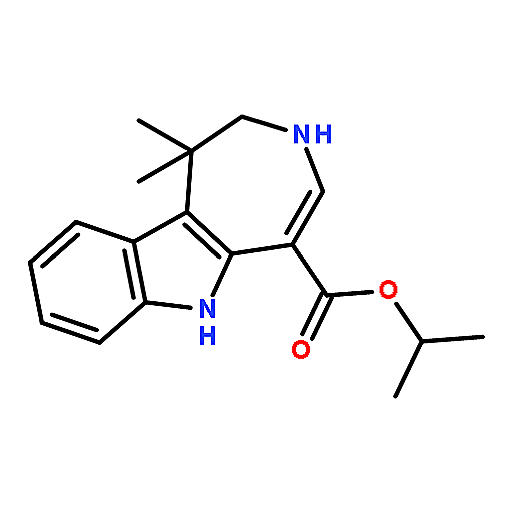 RHAWN Isopropyl 1，1-Dimethyl-1，2，3，6-Tetrahydroazepino[4，5-B]Indole-5-Carboxylate