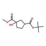 RHAWN 1-tert-Butyl 3-methyl 3-hydroxypyrrolidine-1,3-dicarboxylate