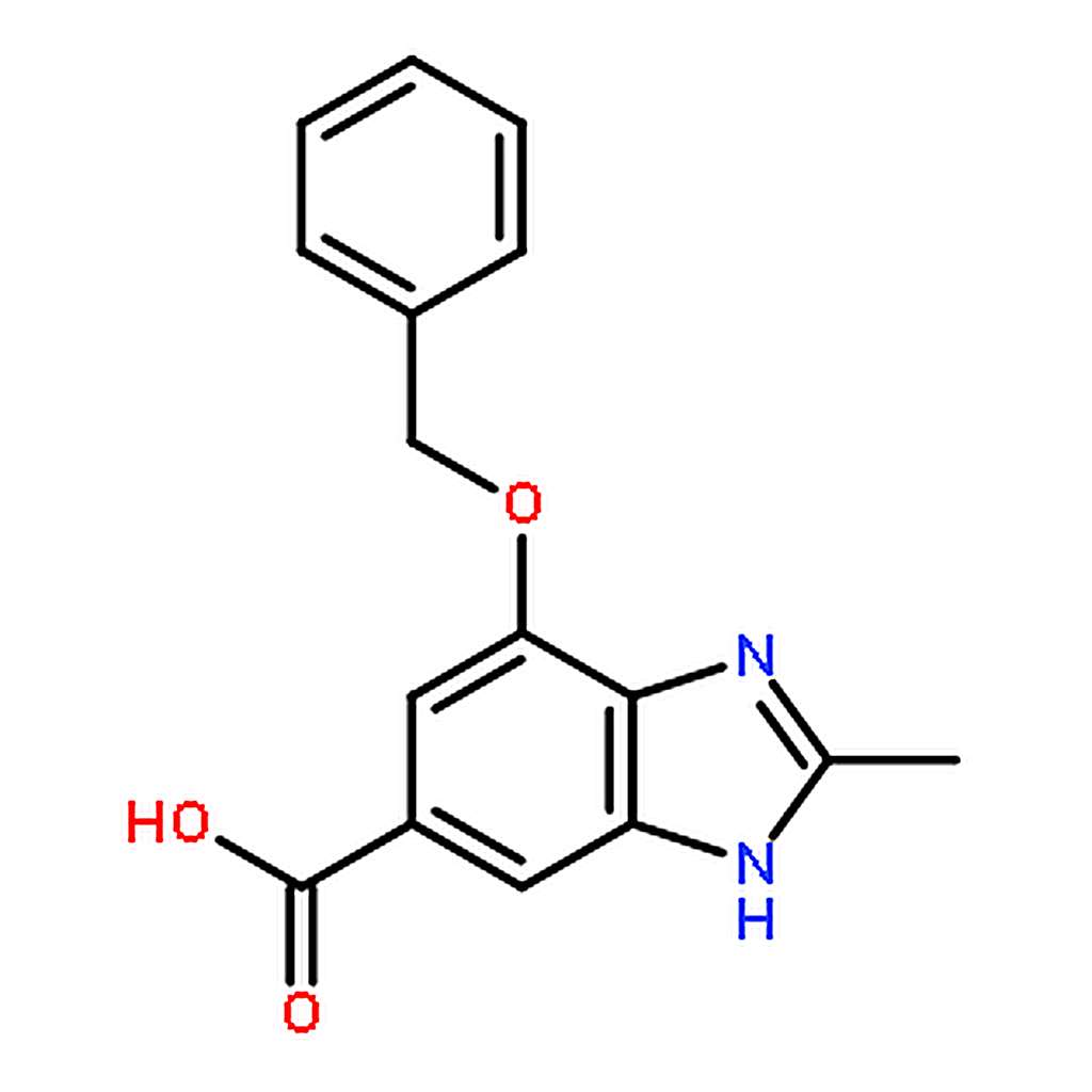 RHAWN 4-(Benzyloxy)-2-methyl-1H-benzo[d]imidazole-6-carboxylic acid