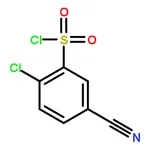 RHAWN 2-Chloro-5-cyanobenzene-1-sulfonyl chloride