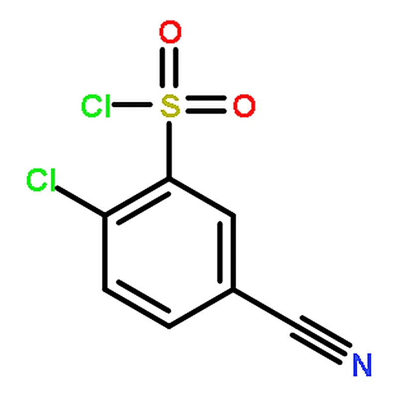 RHAWN 2-Chloro-5-cyanobenzene-1-sulfonyl chloride