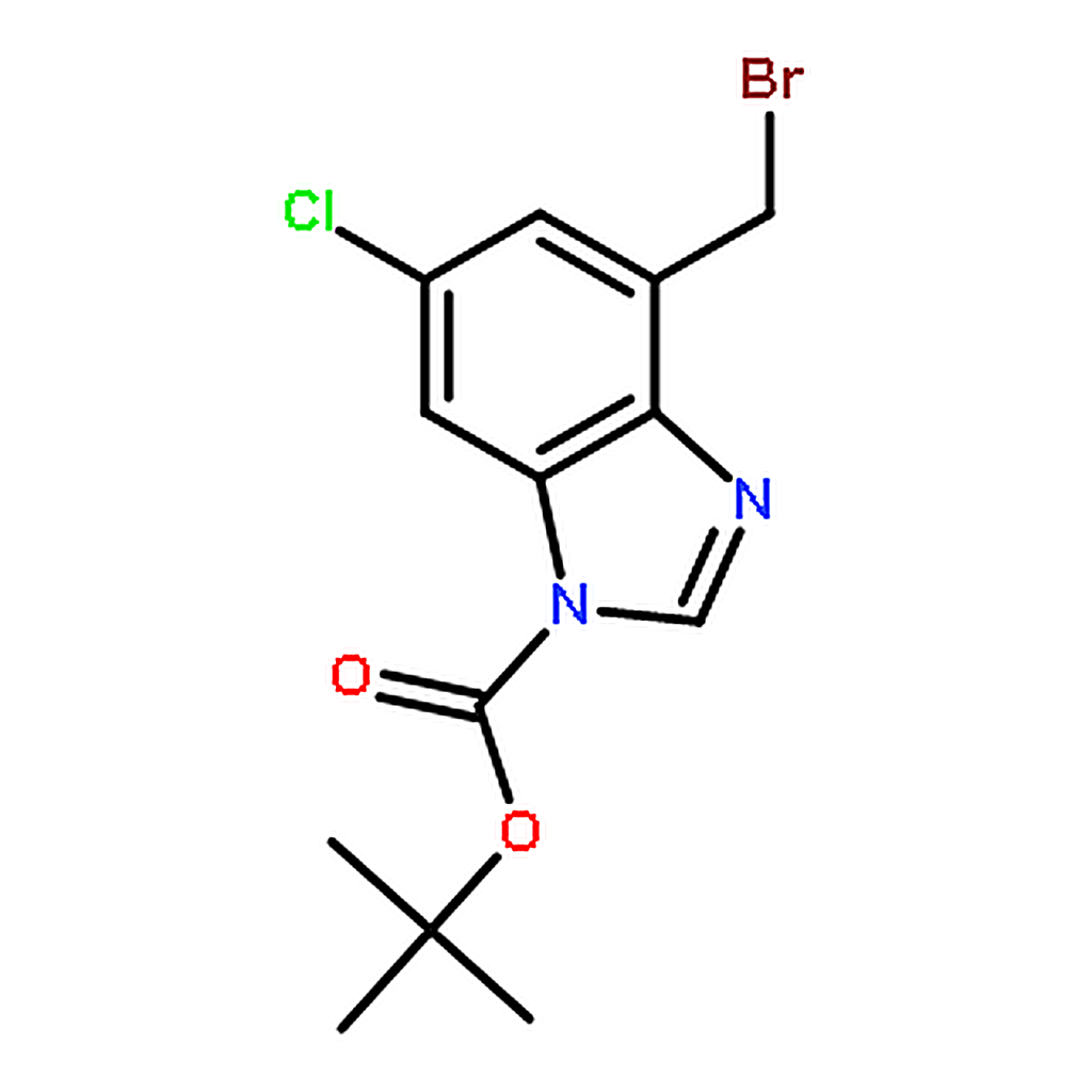 RHAWN Tert-butyl4-(bromomethyl)-6-chloro-1H-benzo[d]imidazole-1-carboxylate