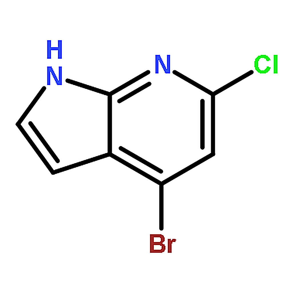 RHAWN 4-Bromo-6-chloro-1H-pyrrolo[2,3-b]pyridine