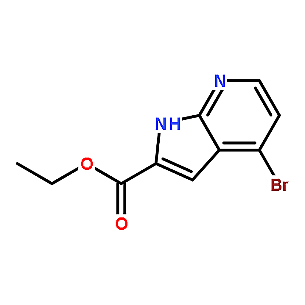 RHAWN Ethyl 4-bromo-1H-pyrrolo[2，3-b]pyridine-2-carboxylate