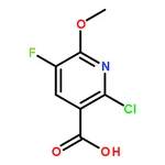RHAWN 2-Chloro-5-fluoro-6-methoxynicotinic acid
