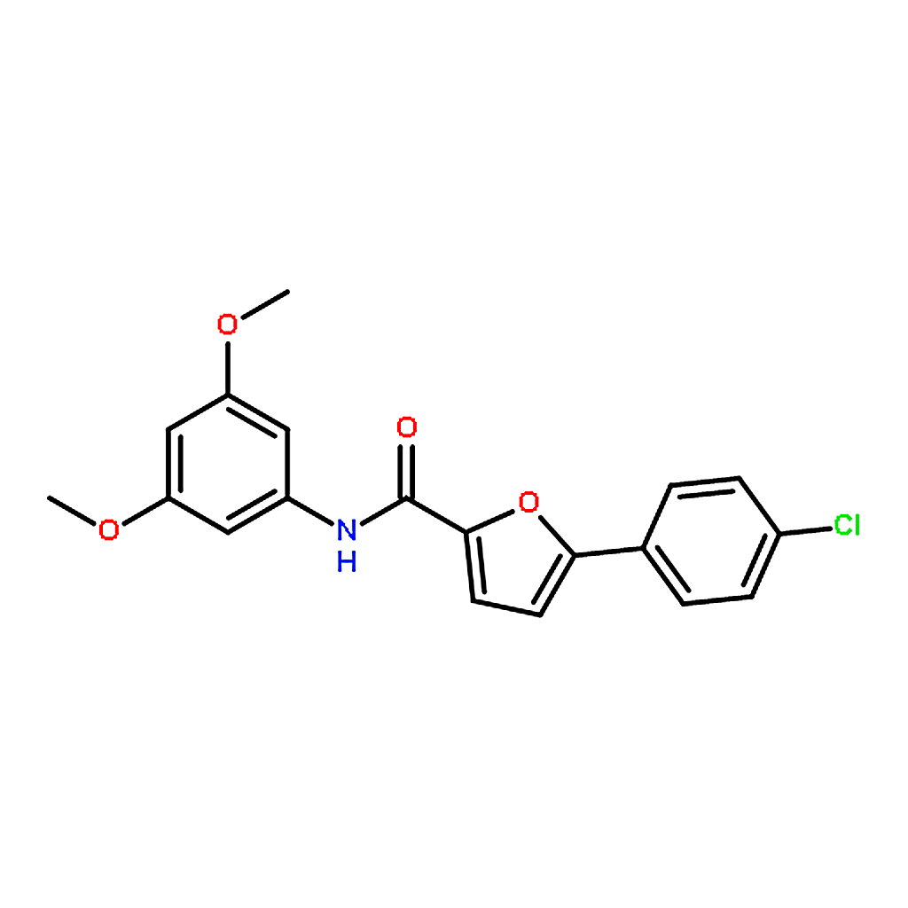 RHAWN 5-(4-chlorophenyl)-N-(3,5-dimethoxyphenyl)furan-2-carboxamide
