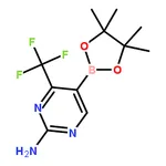 RHAWN 5-(4,4,5,5-Tetramethyl-1,3,2-dioxaborolan-2-yl)-4-(trifluoromethyl)pyrimidin-2-amine