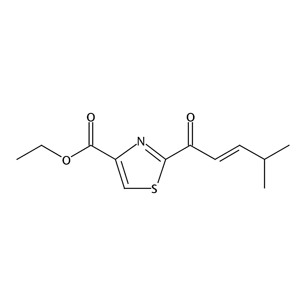 RHAWN Ethyl 2-(4-methylpent-2-enoyl)thiazole-4-carboxylate