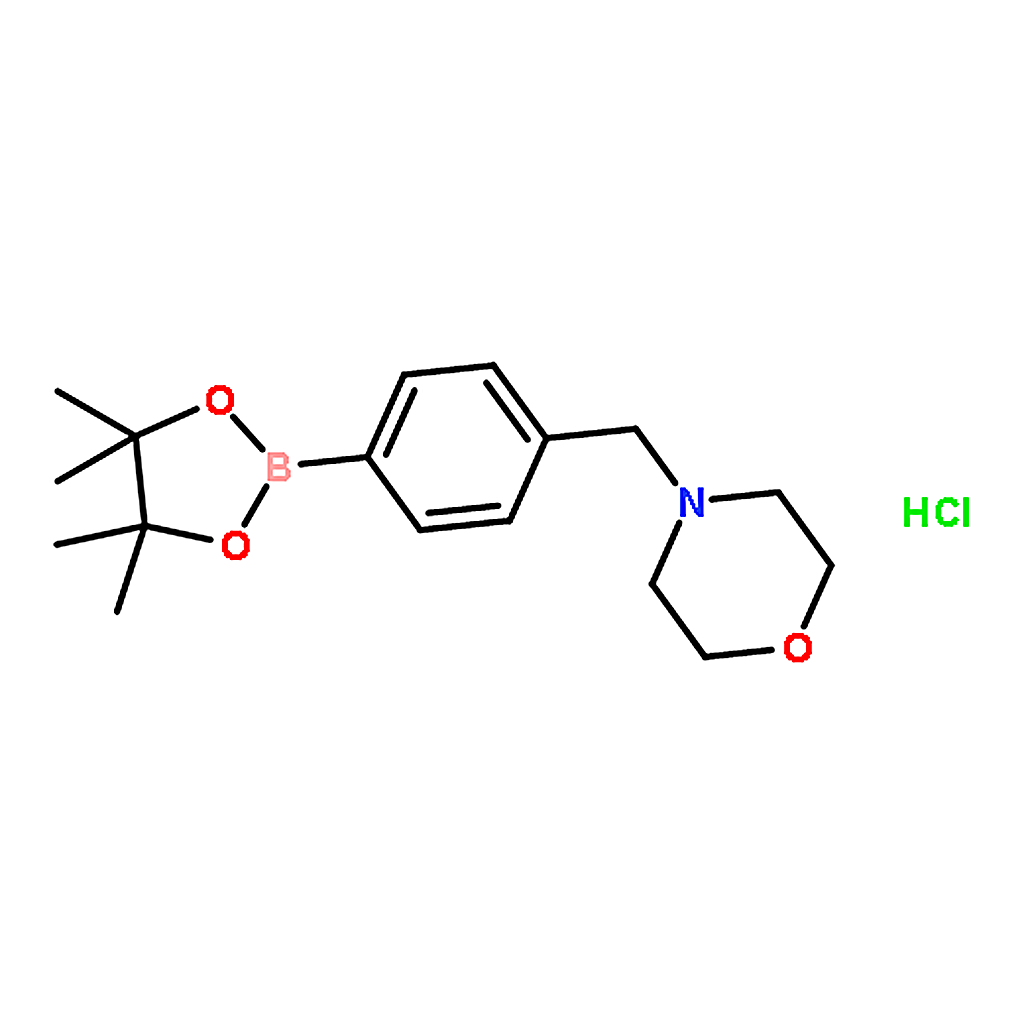RHAWN 4-(4-(4，4，5，5-Tetramethyl-1，3，2-dioxaborolan-2-yl)benzyl)morpholine hydrochloride