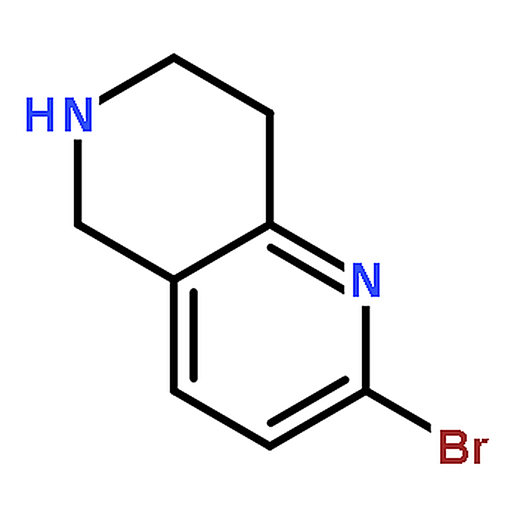 RHAWN 2-Bromo-5,6,7,8-tetrahydro-1,6-naphthyridine