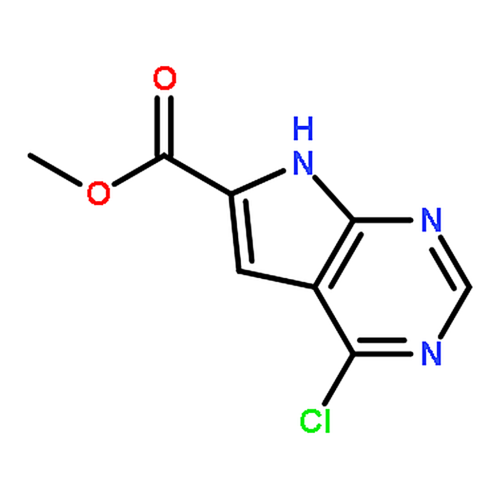 RHAWN Methyl 4-chloro-7H-pyrrolo[2,3-d]pyrimidine-6-carboxylate