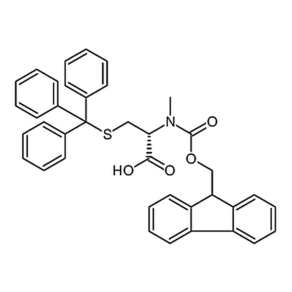 RHAWN (R)-2-((((9H-Fluoren-9-yl)methoxy)carbonyl)(methyl)amino)-3-(tritylthio)propanoic acid