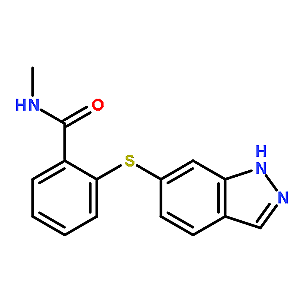 RHAWN 2-((1H-Indazol-6-yl)thio)-N-methylbenzamide
