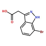 RHAWN 2-(7-Bromo-1H-indazol-3-yl)acetic acid