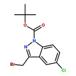 RHAWN tert-Butyl 3-(bromomethyl)-5-chloro-1H-indazole-1-carboxylate
