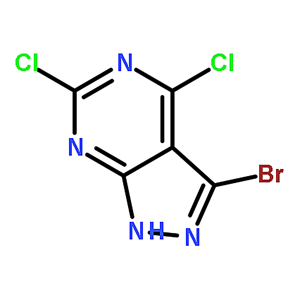 RHAWN 3-Bromo-4,6-dichloro-1H-pyrazolo[3,4-d]pyrimidine