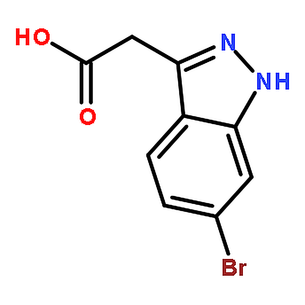 RHAWN 2-(6-Bromo-1H-indazol-3-yl)acetic acid