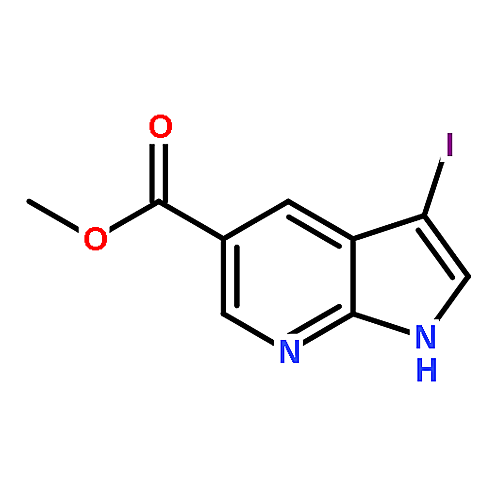 RHAWN Methyl 3-iodo-1H-pyrrolo[2,3-b]pyridine-5-carboxylate