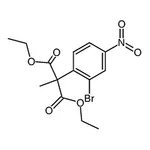 RHAWN Diethyl 2-(2-bromo-4-nitrophenyl)-2-methylmalonate