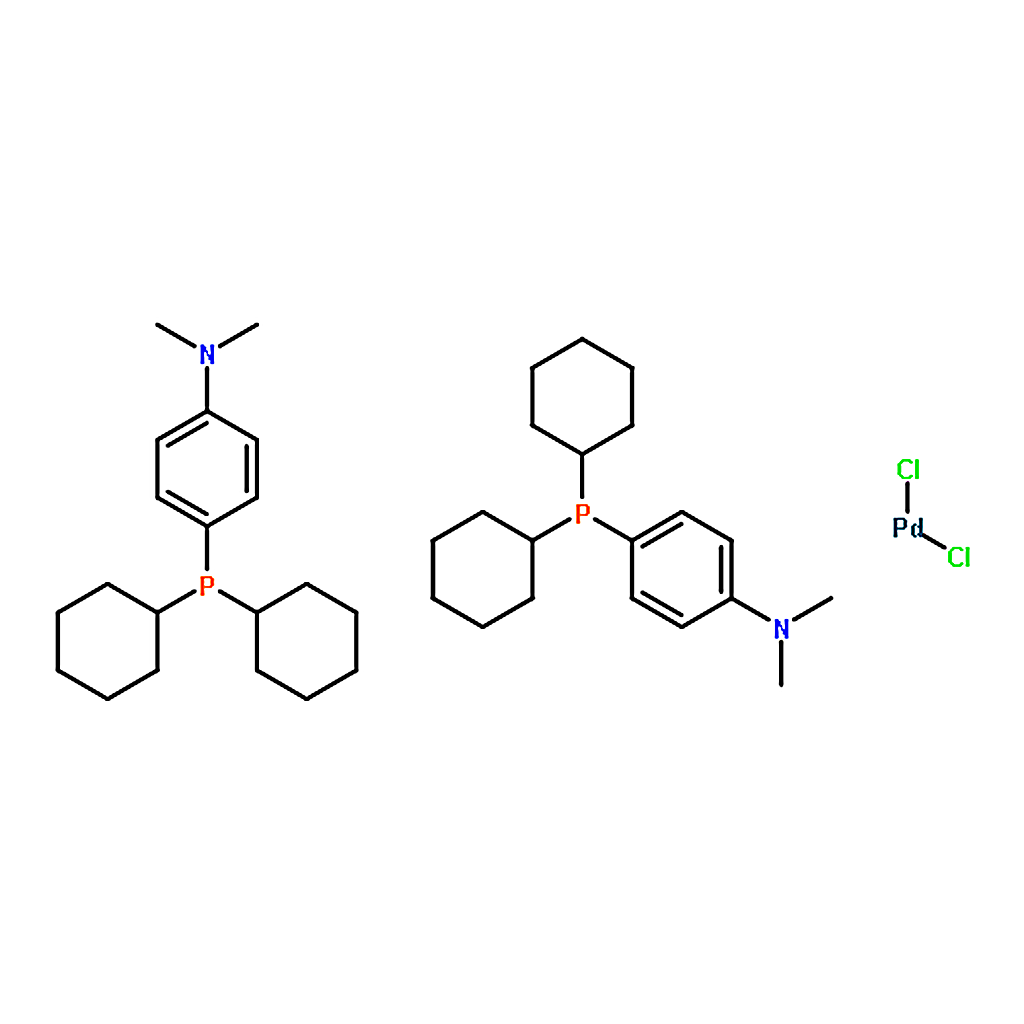RHAWN Bis[(dicyclohexyl)(4-dimethylaminophenyl)phosphine] palladium(II) chloride
