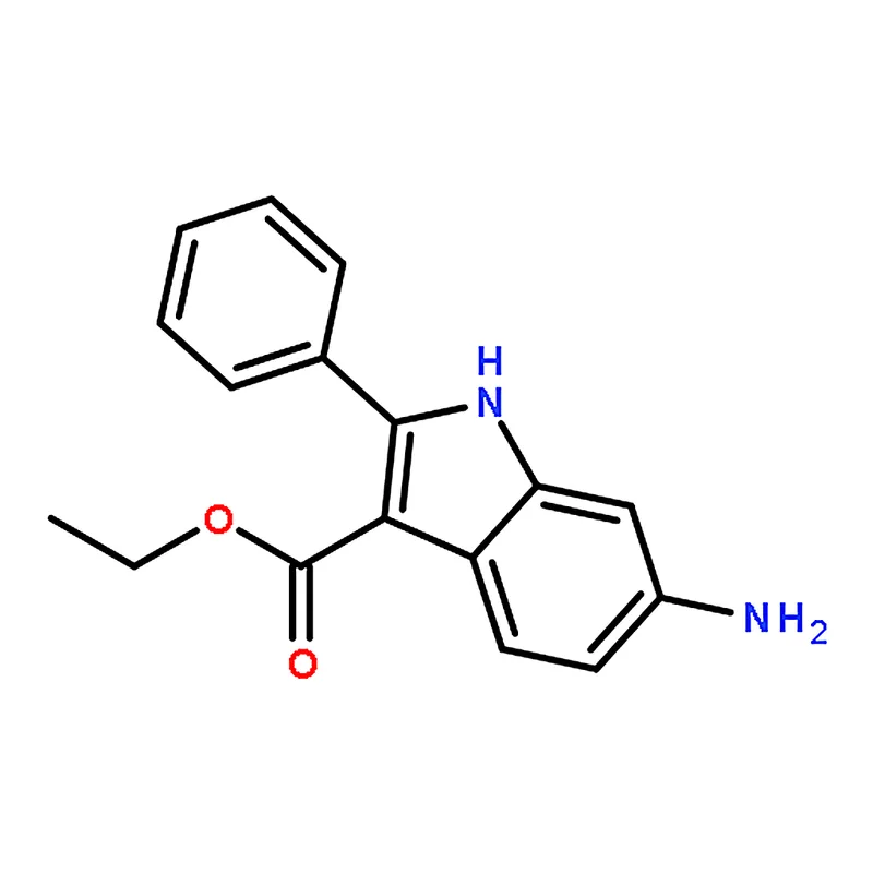 RHAWN Ethyl 6-amino-2-phenyl-1H-indole-3-carboxylate