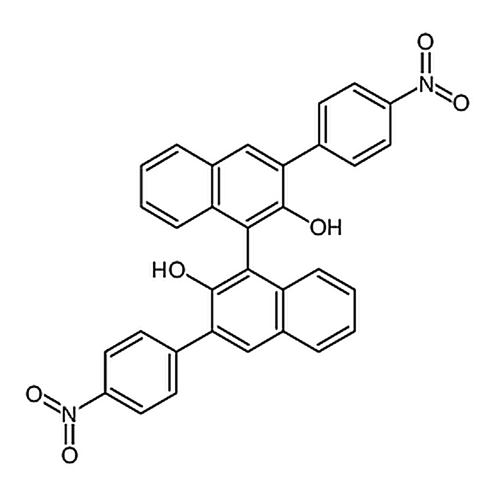 RHAWN (S)-3，3'-Bis(4-nitrophenyl)-[1，1'-binaphthalene]-2，2'-diol