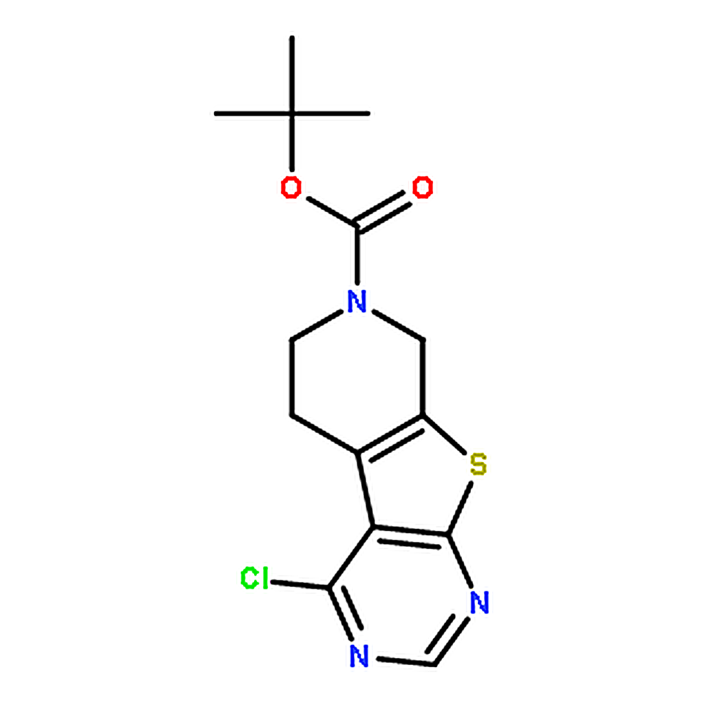 RHAWN tert-Butyl 4-chloro-5,6-dihydropyrido[4',3':4,5]thieno[2,3-d]pyrimidine-7(8H)-carboxylate