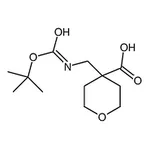 RHAWN 4-(((tert-Butoxycarbonyl)amino)methyl)tetrahydro-2H-pyran-4-carboxylic acid