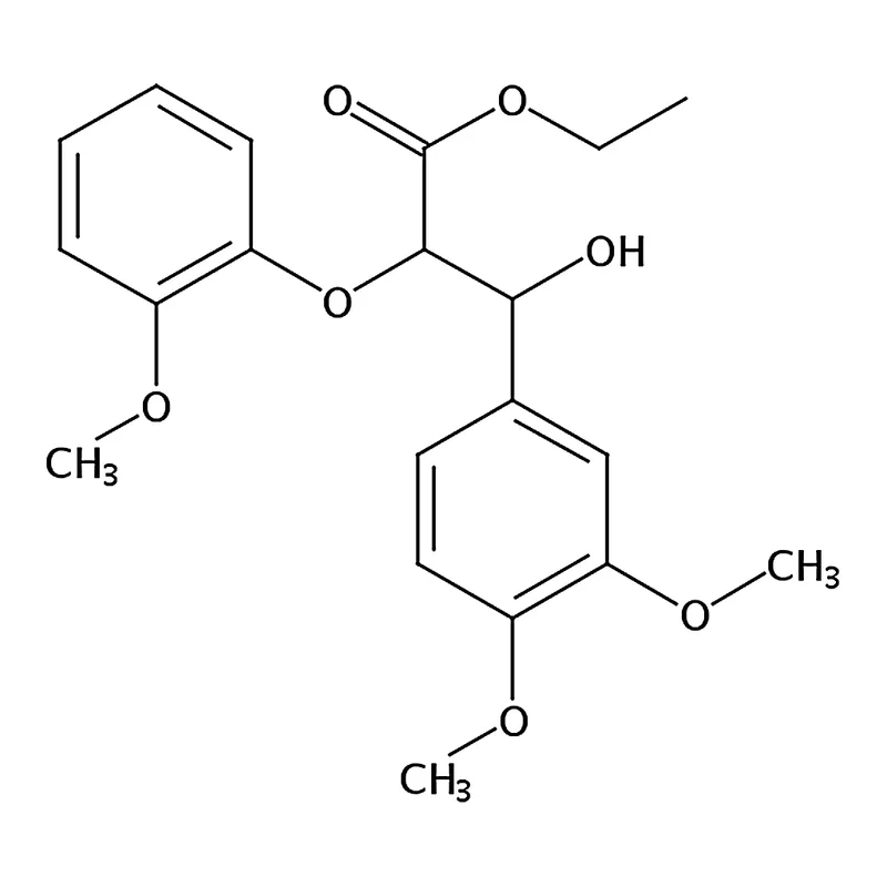 RHAWN Ethyl 3-(3,4-dimethoxyphenyl)-3-hydroxy-2-(2-methoxyphenoxy)propanoate