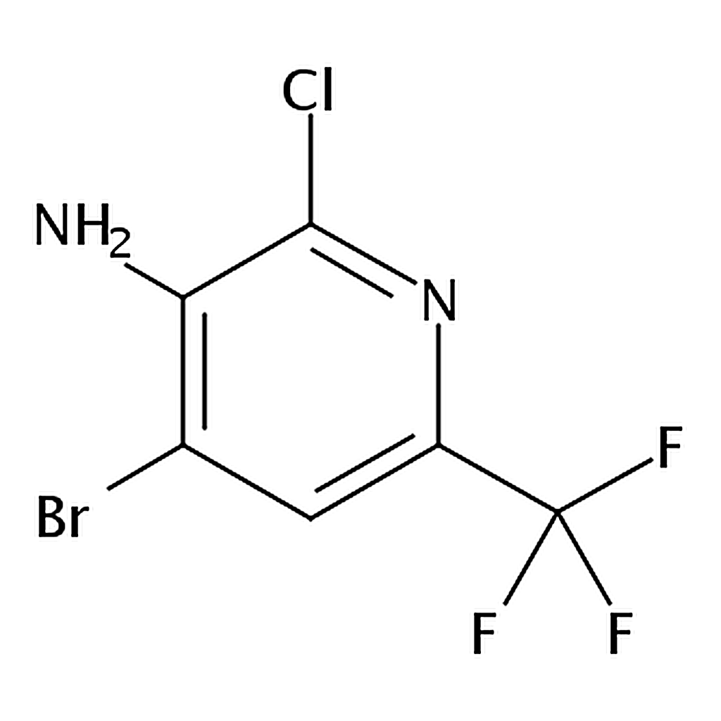 RHAWN 4-Bromo-2-chloro-6-(trifluoromethyl)pyridin-3-amine