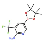 RHAWN 5-(4,4,5,5-Tetramethyl-1,3,2-dioxaborolan-2-yl)-3-(trifluoromethyl)pyridin-2-amine