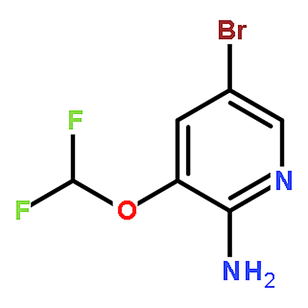 RHAWN 5-Bromo-3-(difluoromethoxy)pyridin-2-amine