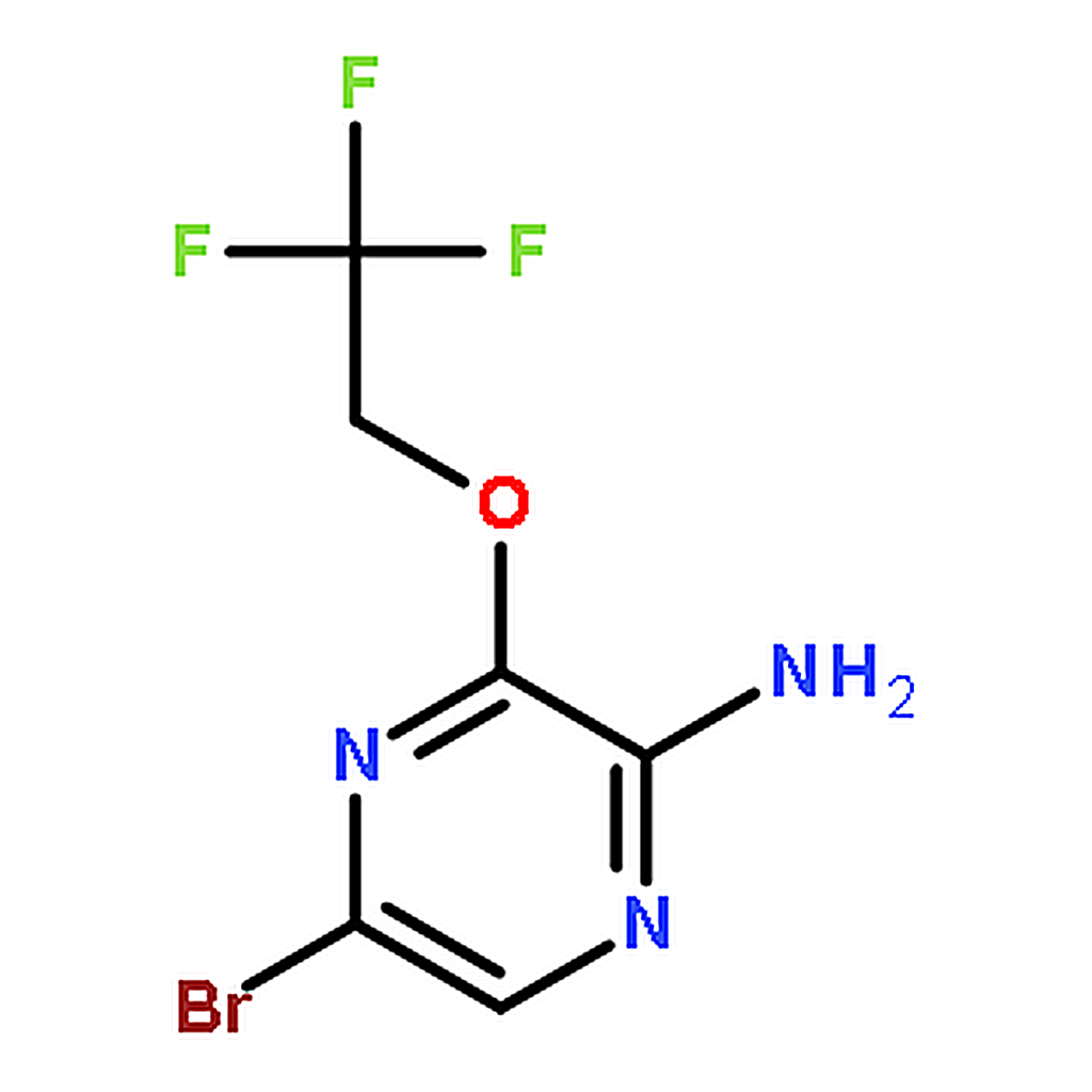 RHAWN 5-Bromo-3-(2，2，2-trifluoroethoxy)pyrazin-2-amine
