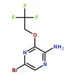 RHAWN 5-Bromo-3-(2,2,2-trifluoroethoxy)pyrazin-2-amine