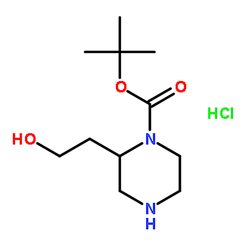 RHAWN (R)-tert-Butyl 2-(2-hydroxyethyl)piperazine-1-carboxylate hydrochloride