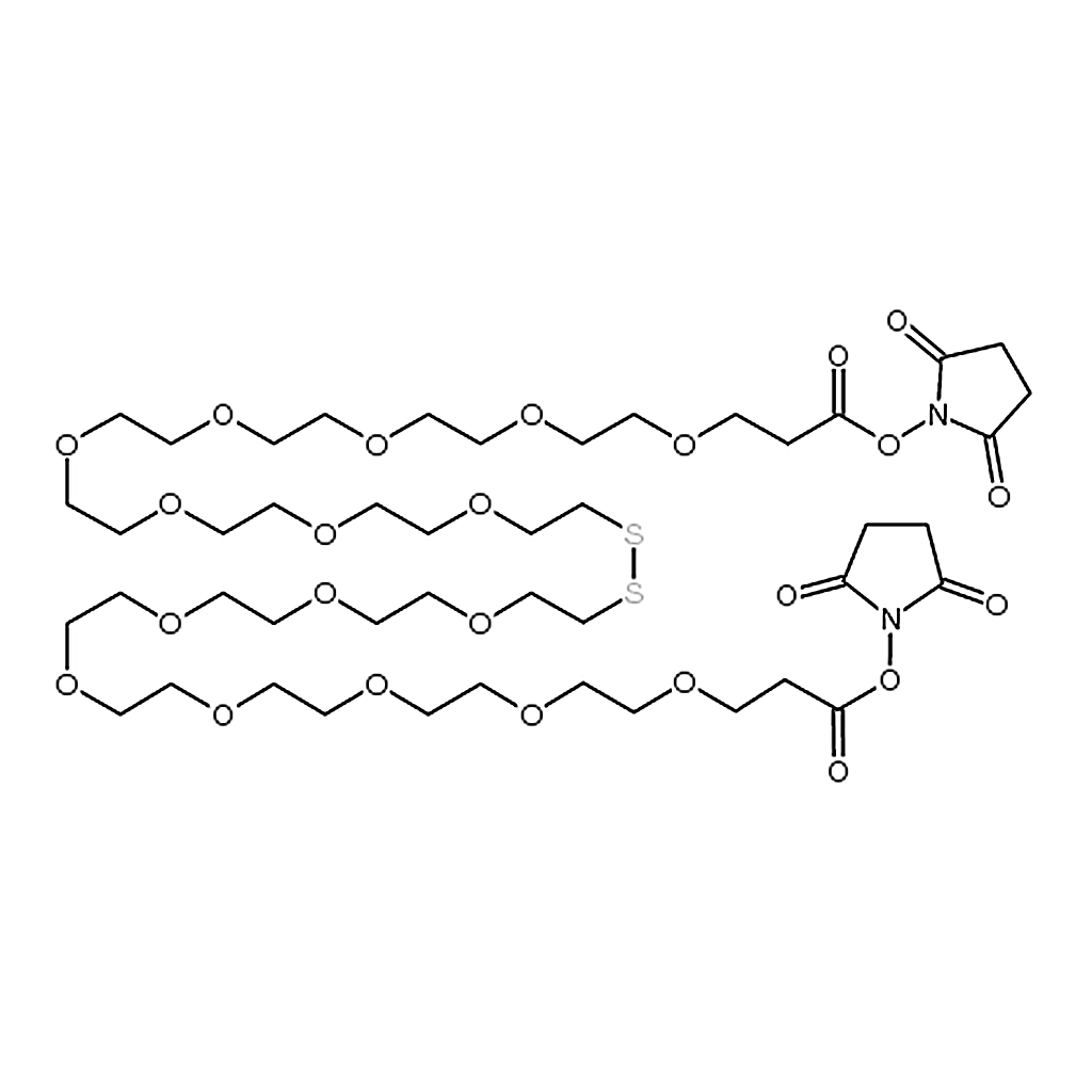 RHAWN N-HYDROXY-SUCCINIMIDY-PROPIONATE OCTA(ETHYLENE GLYCOL)-DISULFIDE