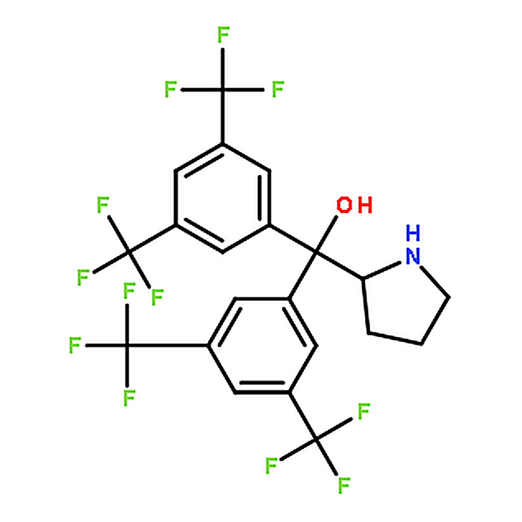 RHAWN (R)-，-Bis[3，5-bis(trifluoromethyl)phenyl]-2-pyrrolidinemethanol