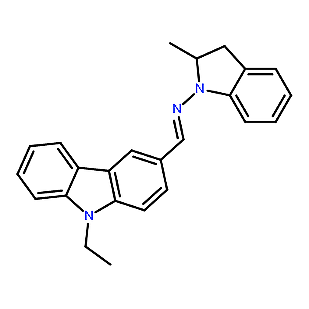 RHAWN <i>N</i>-[(9-Ethylcarbazol-3-yl)methylene]-2-methyl-1-indolinylamine