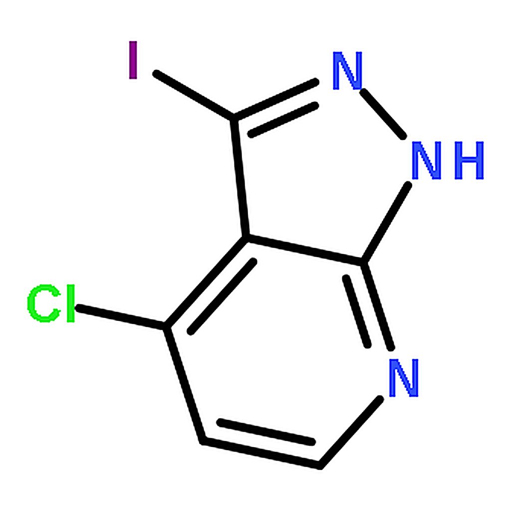 RHAWN 4-Chloro-3-iodo-1H-pyrazolo[3,4-b]pyridine