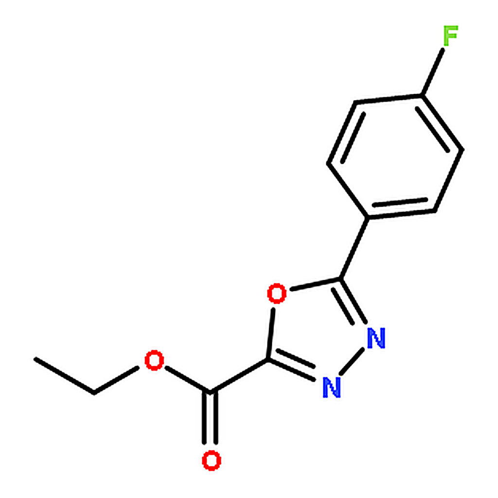 RHAWN ethyl5-(4-fluorophenyl)-1，3，4-oxadiaZole-2-carboxylate