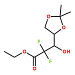 RHAWN Ethyl (3R,S)-2,2-difluoro-3-hydroxy-3-(2,2-dimethyldioxolan-4-yl)propionate