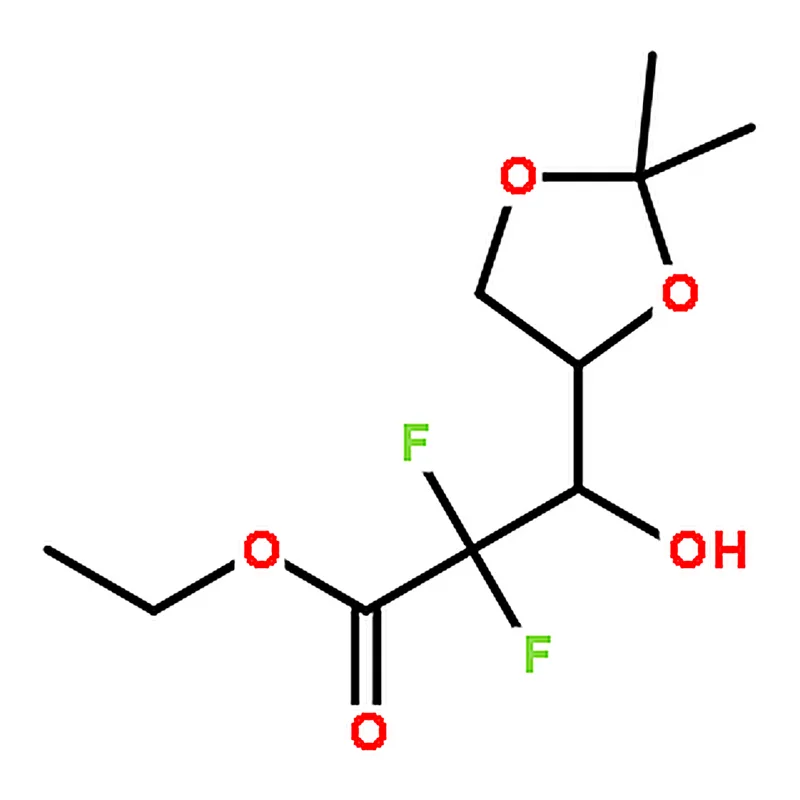 RHAWN Ethyl (3R,S)-2,2-difluoro-3-hydroxy-3-(2,2-dimethyldioxolan-4-yl)propionate