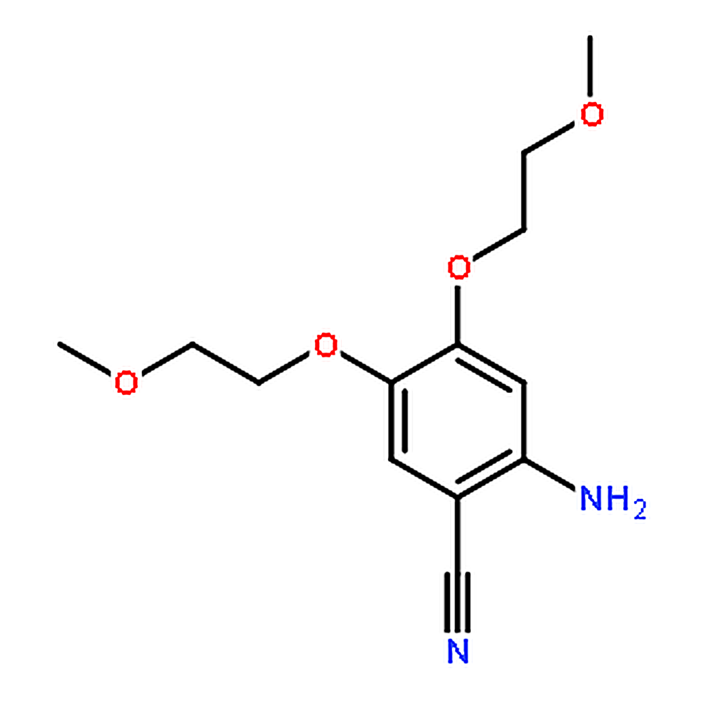 RHAWN 2-Amino-4,5-bis(2-methoxyethoxy)benzonitrile