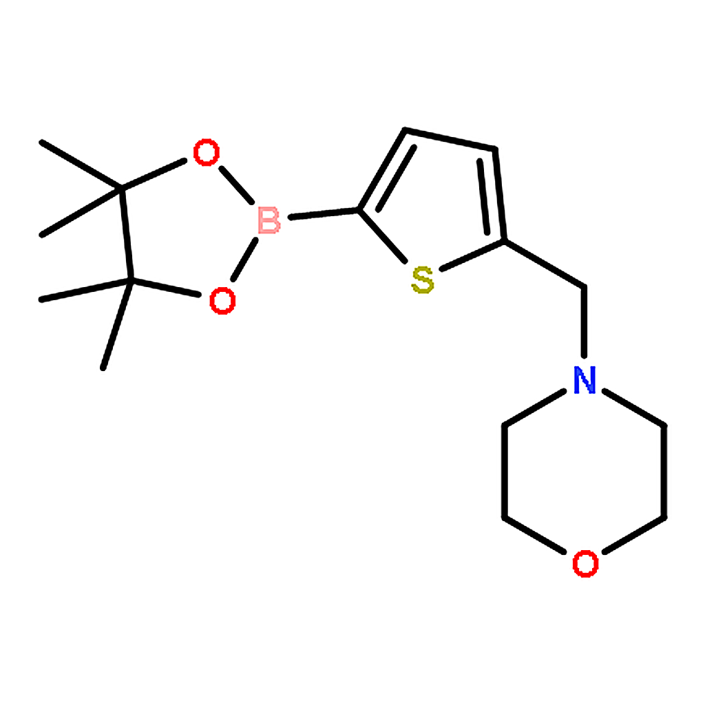 RHAWN 4-((5-(4,4,5,5-Tetramethyl-1,3,2-dioxaborolan-2-yl)thiophen-2-yl)methyl)morpholine
