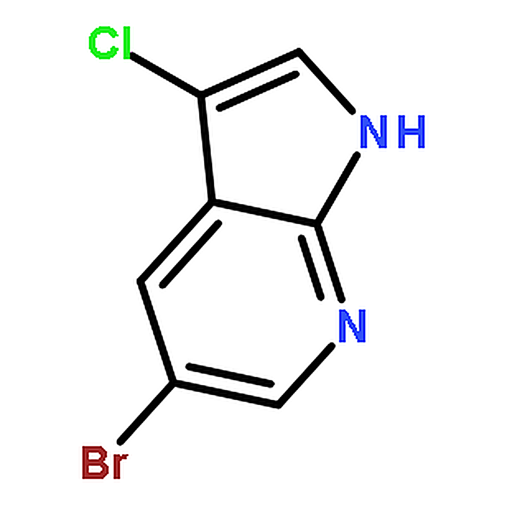 RHAWN 5-Bromo-3-chloro-1H-pyrrolo[2,3-b]pyridine