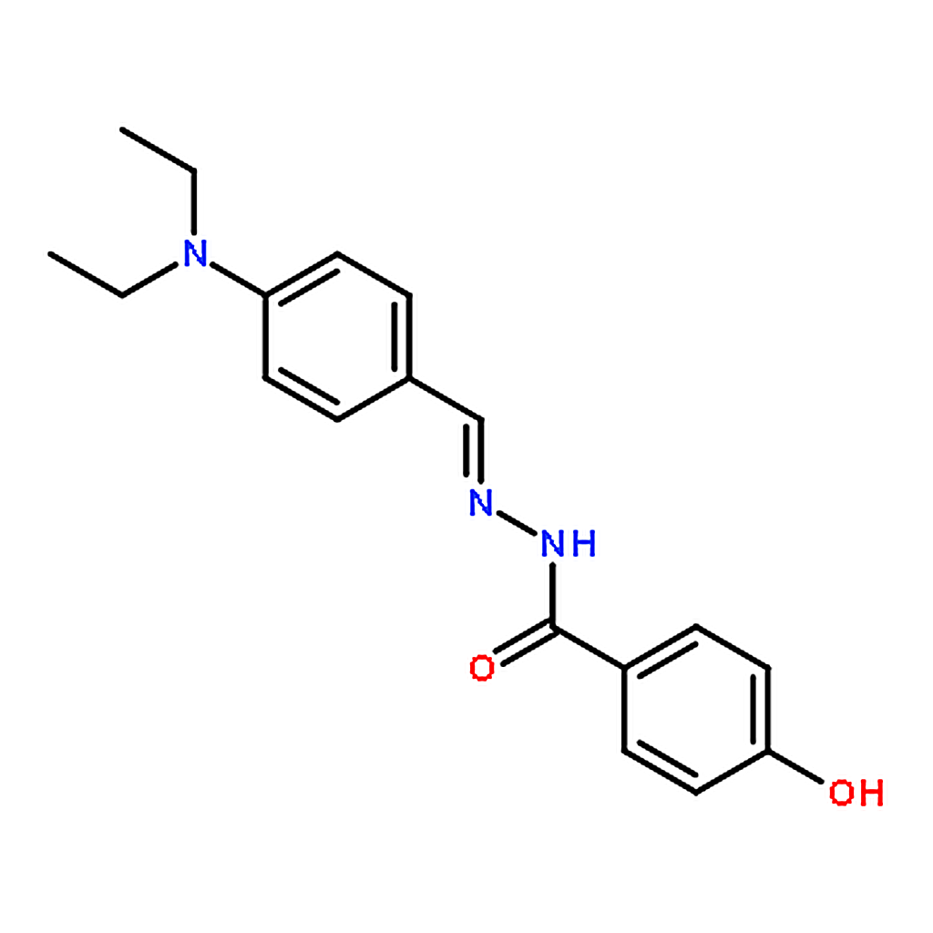 RHAWN DY131,N-(4-(Diethylaminobenzylidenyl)-N'-(4-hydroxybenzoyl)-hydrazine