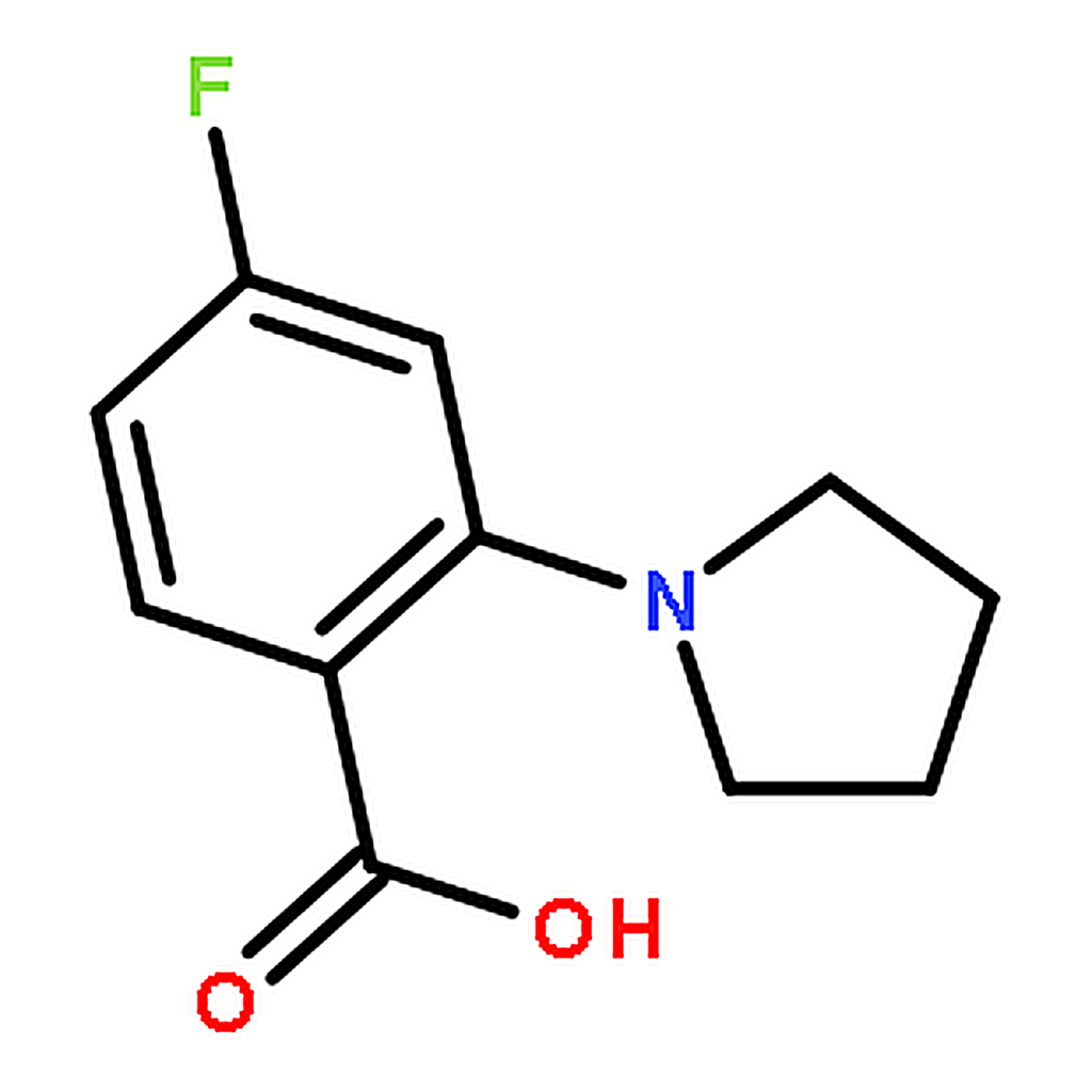 RHAWN 4-Fluoro-2-(1-pyrrolidinyl)benzoic Acid