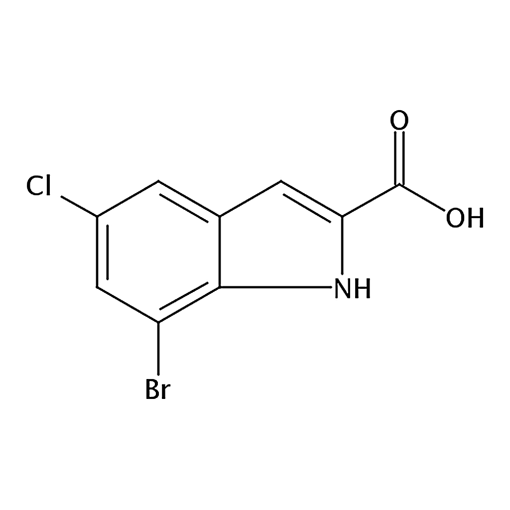 RHAWN 7-Bromo-5-chloro-1H-indole-2-carboxylic acid